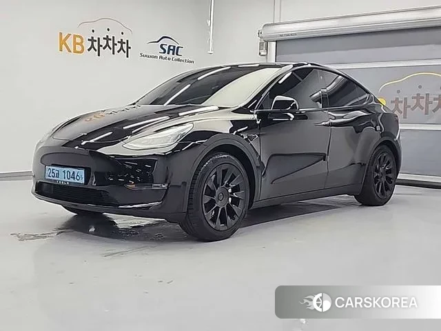 Tesla Model Y 2021 Черный из Кореи