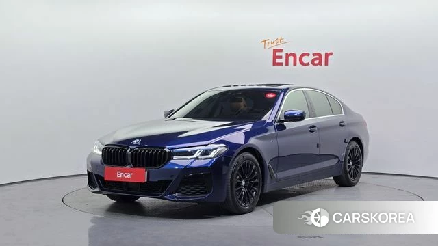 BMW 5 Series (G30) 2020 Синий из Кореи