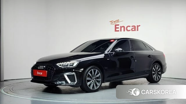 Audi A4 (B9) 2023 Черный из Кореи