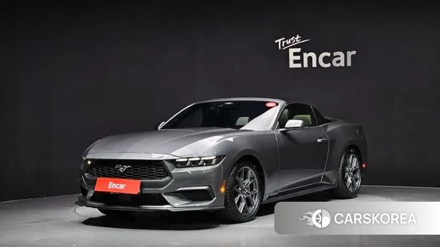 Ford Mustang 7th Generation 2024 Серый из Кореи