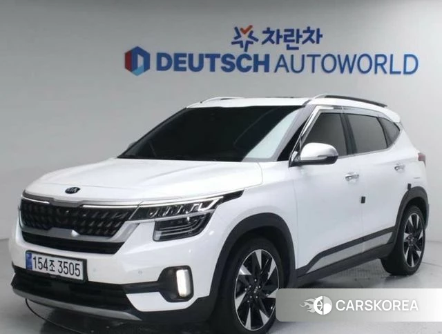 Kia Seltos 2021 Белый из Кореи