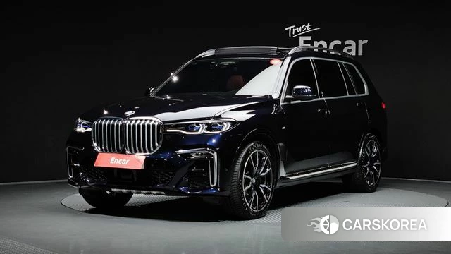 BMW X7 (G07) 2022 Черный из Кореи
