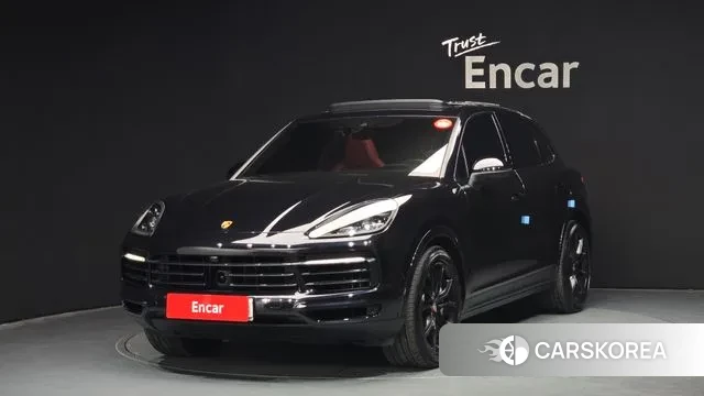 Porsche Cayenne (PO536) 2020 Черный из Кореи