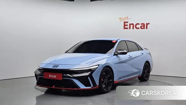 Hyundai The New Avante (CN7) 2025 Небесно-голубой из Кореи