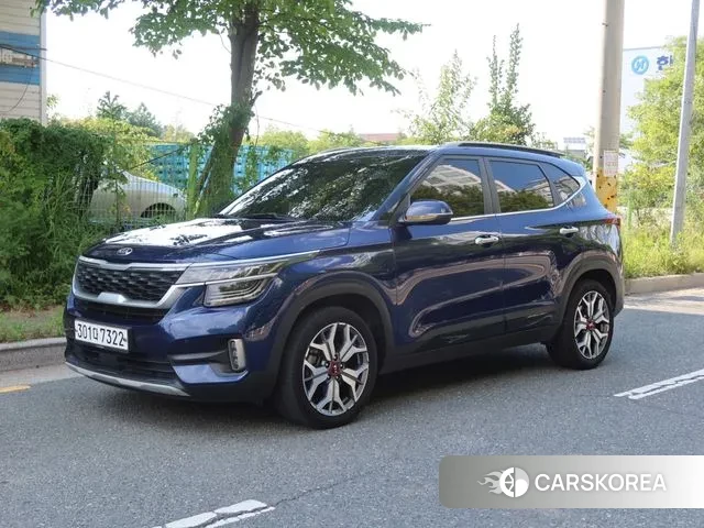 Kia Seltos 2020 Синий из Кореи