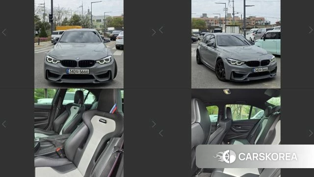 BMW M3 (F80) 2018 Серый из Кореи