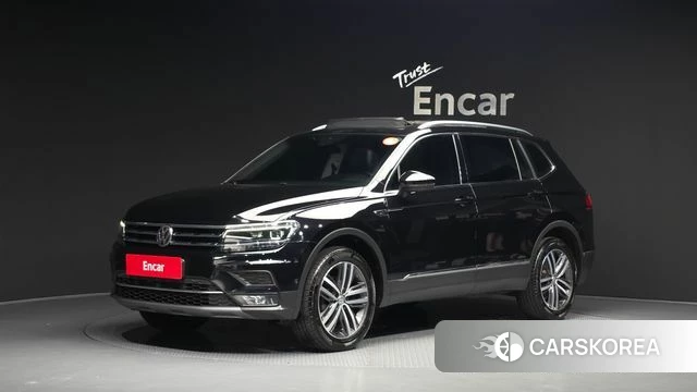 Volkswagen Tiguan Allspace 2020 Черный из Кореи