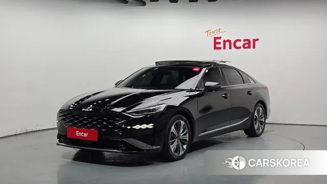 Kia K8 Hybrid 2022 Черный из Кореи