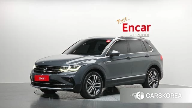 Volkswagen Tiguan second Generation 2022 Серый из Кореи
