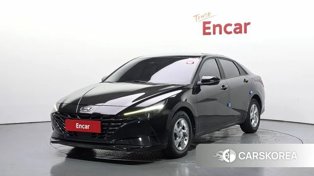 Hyundai Avante (CN7) 2021 Черный из Кореи