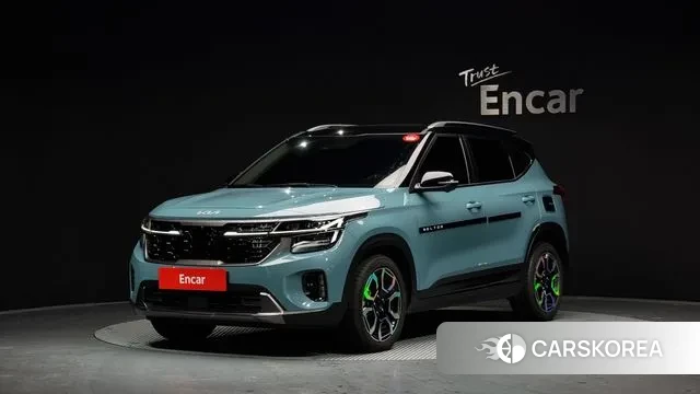 Kia The New Seltos 2024 Небесно-голубой из Кореи