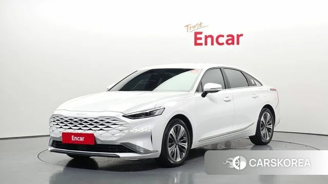 Kia K8 Hybrid 2023 Белый из Кореи