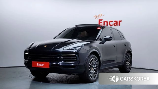 Porsche Cayenne (PO536) 2020 Черный из Кореи