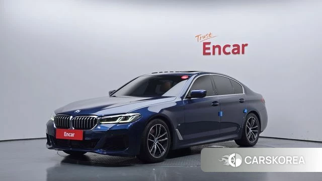 BMW 5 Series (G30) 2020 Синий из Кореи