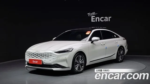 Kia K8 Hybrid 2023 Белый из Кореи