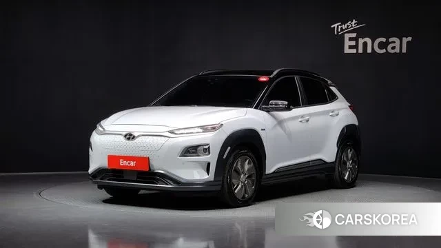 Hyundai Kona Electric 2018 Белый из Кореи
