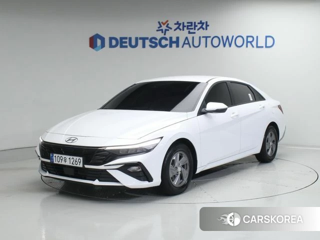 Hyundai The New Avante (CN7) 2025 Белый из Кореи