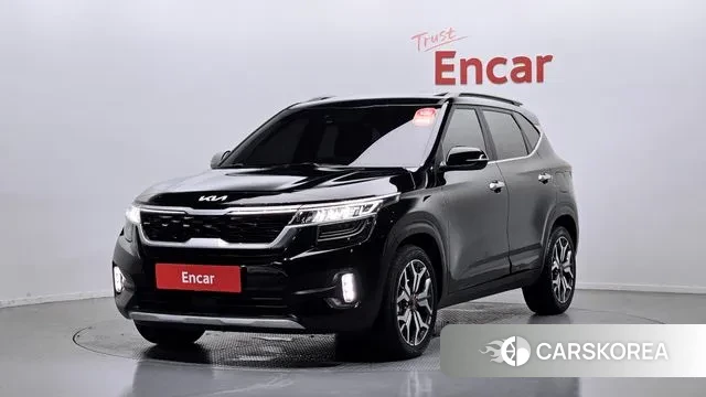 Kia Seltos 2022 Черный из Кореи