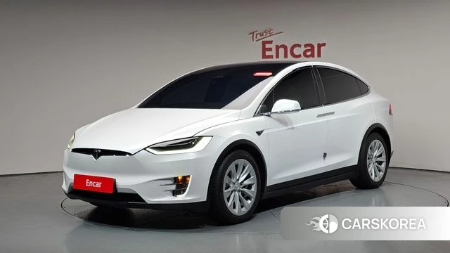 Tesla Model X 2018 Белый из Кореи