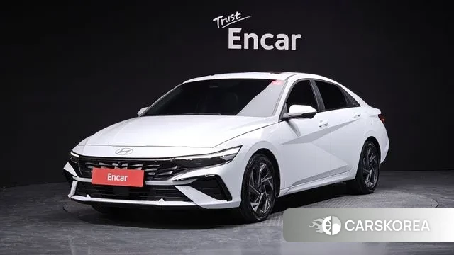 Hyundai The New Avante (CN7) 2024 Белый из Кореи