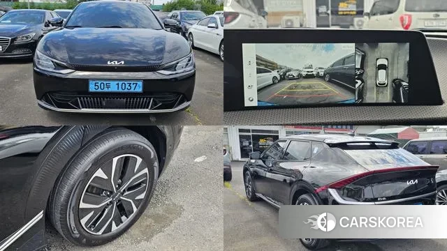 Kia EV6 2021 Черный из Кореи