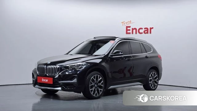 BMW X1 (F48) 2022 Черный из Кореи
