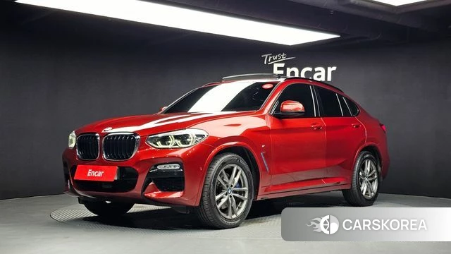 BMW X4 (G02) 2019 Красный из Кореи
