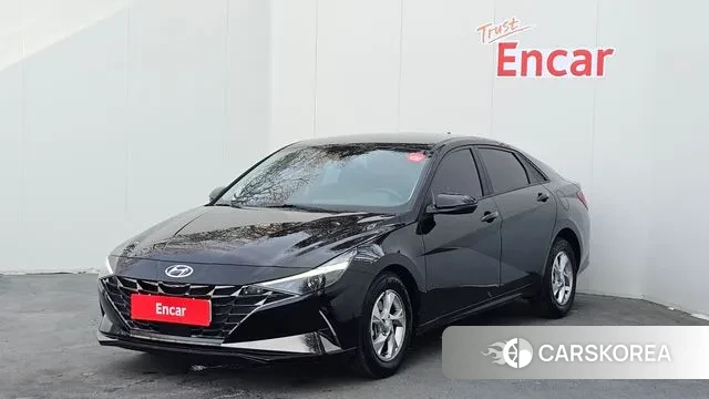 Hyundai Avante (CN7) 2021 Черный из Кореи