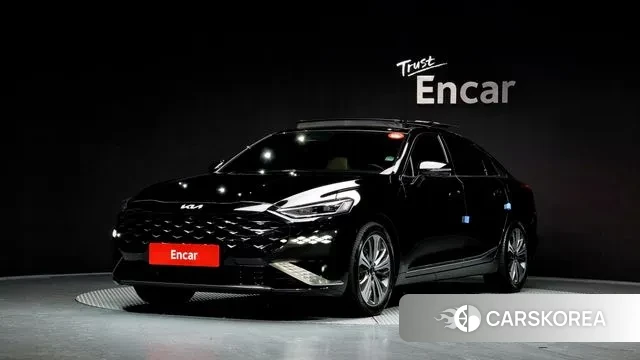 Kia K8 Hybrid 2022 Черный из Кореи