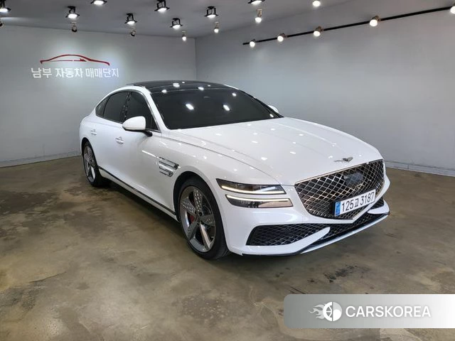 Genesis G80 (RG3) 2023 Жемчужный цвет из Кореи