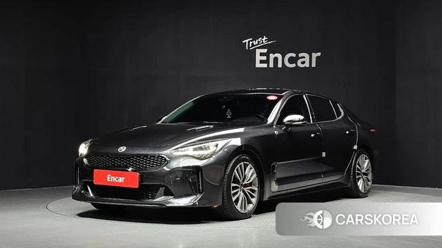 Kia Stinger 2018 Серый из Кореи