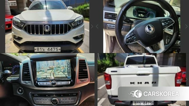 Ssangyong Rexton Sports Cannes 2019 Белый из Кореи