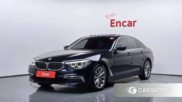 BMW 5 Series (G30) 2018 Синий из Кореи