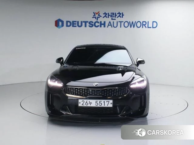 Kia Stinger 2018 Черный из Кореи