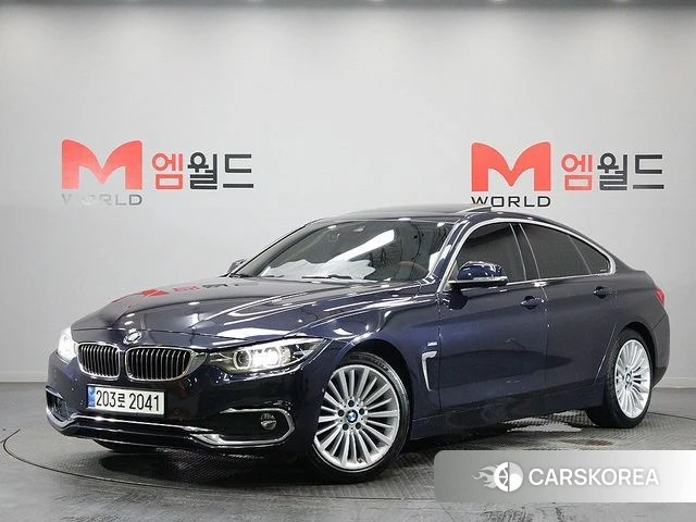 BMW 4 Series (F32) 2018 Синий из Кореи