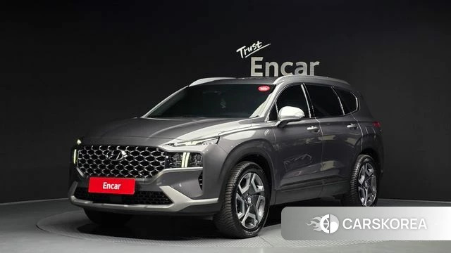 Hyundai The New Santa Fe 2023 Серый из Кореи