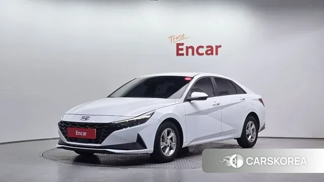 Hyundai Avante (CN7) 2021 Белый из Кореи
