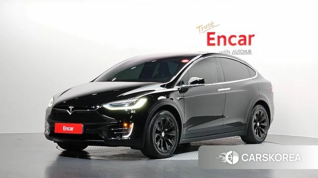 Tesla Model X 2019 Черный из Кореи
