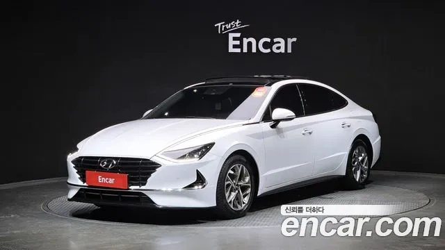 Hyundai Sonata (DN8) 2019 Белый из Кореи