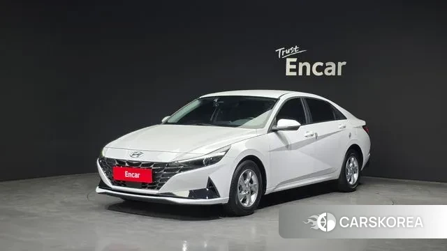 Hyundai Avante (CN7) 2021 Белый из Кореи