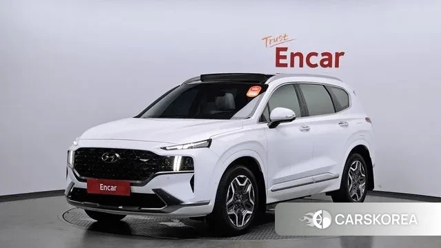 Hyundai The New Santa Fe 2022 Белый из Кореи