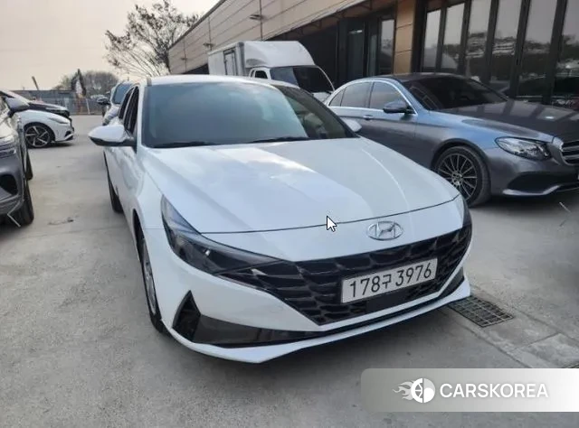 Hyundai Avante (CN7) 2020 Белый из Кореи
