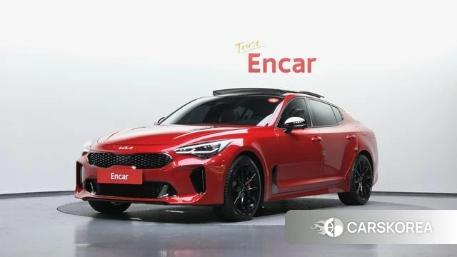 Kia Stinger Meister 2023 Красный из Кореи