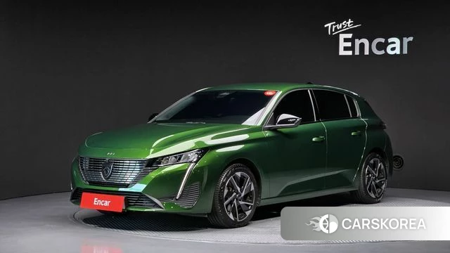 Peugeot 308 Third generation 2023 Зеленый из Кореи