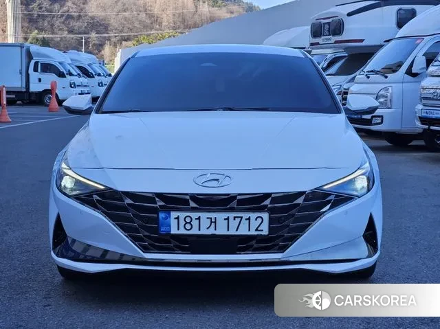 Hyundai Avante (CN7) 2020 Белый из Кореи