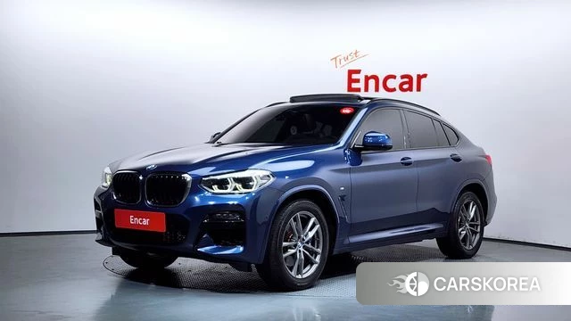 BMW X4 (G02) 2020 Синий из Кореи