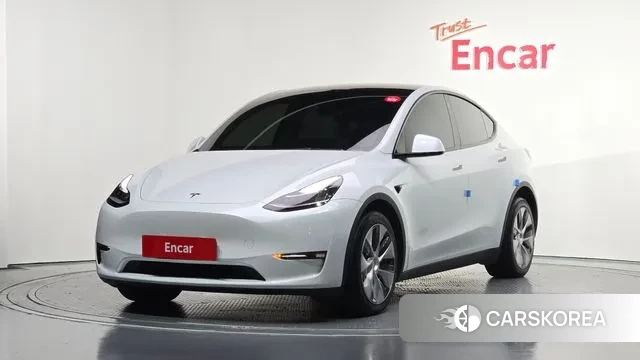 Tesla Model Y 2022 Белый из Кореи