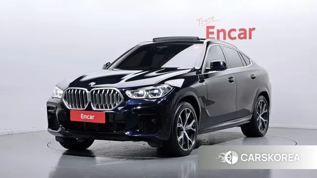 BMW X6 (G06) 2022 Черный из Кореи