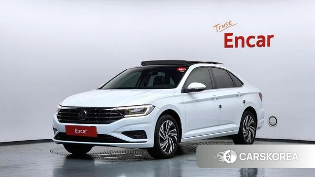 Volkswagen 7th Generation of Jetta 2021 Белый из Кореи