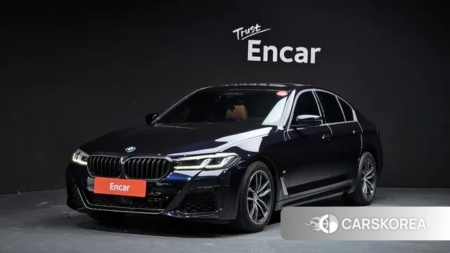 BMW 5 Series (G30) 2022 Черный из Кореи